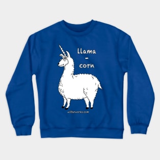 Llamacorn Hot Pink! Crewneck Sweatshirt